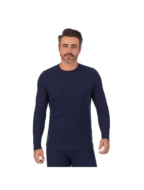 Men's Cuddl Duds Midweight Waffle Thermal Performance Base Layer Crew Top