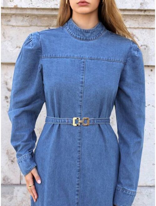 SHEIN Frenchy SHEIN X FRENCHY Denim Dress