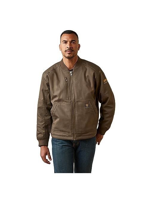 Ariat Men's Rebar Stretch Canvas Bomber Jacket