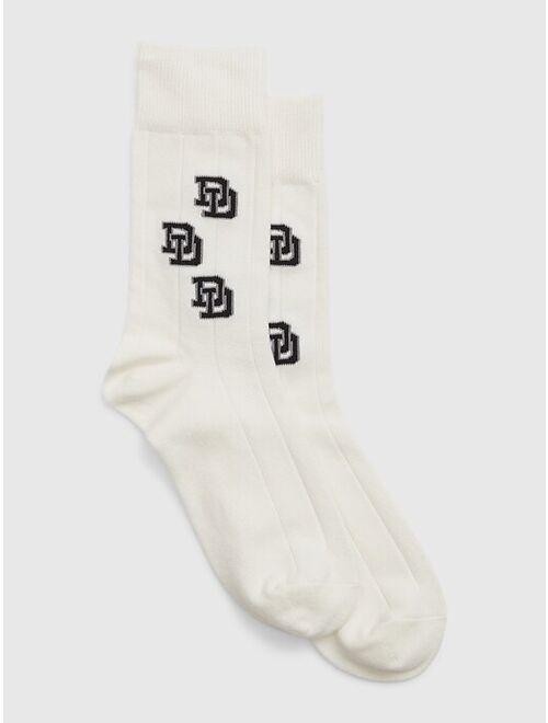 DAP &#215 GAP Logo Crew Socks