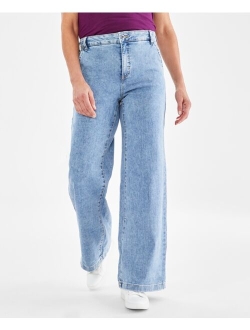 Style & Co Women's High-Rise Wide-Leg Jeans, Created for Macy's