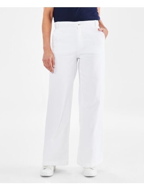 Style & Co Women's High-Rise Wide-Leg Jeans, Created for Macy's