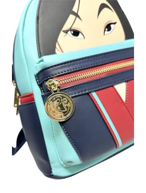 Loungefly Disney Mulan Cosplay Womens Double Strap Shoulder Bag Purse