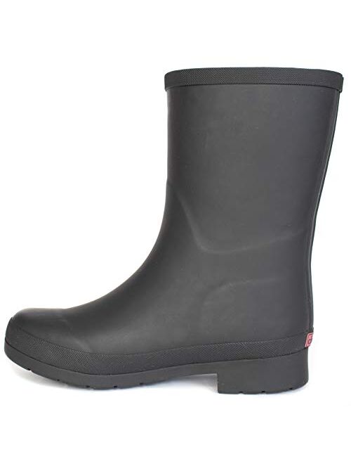 Chooka Women's Waterproof Solid Mid-Height Rain Boot