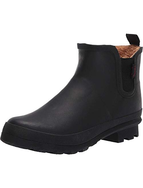 Chooka Women's Waterproof Plush Chelsea Rain Boot