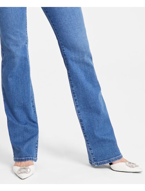 INC International Concepts Women's Mid-Rise Bootcut Denim Jeans, Created for Macy's