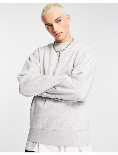 COLLUSION sweatshirt in gray marl