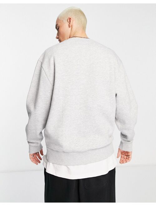 COLLUSION sweatshirt in gray marl