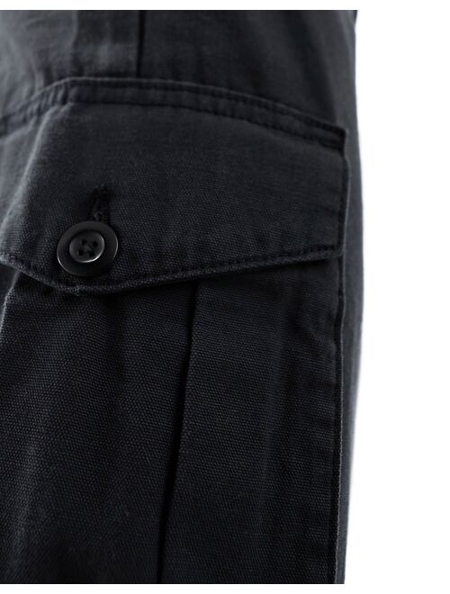 COLLUSION cargo trouser in black