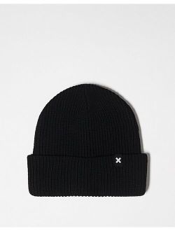 Unisex beanie in black