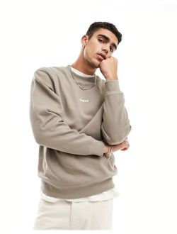 Tokyo crew neck sweatshirt in dark gray