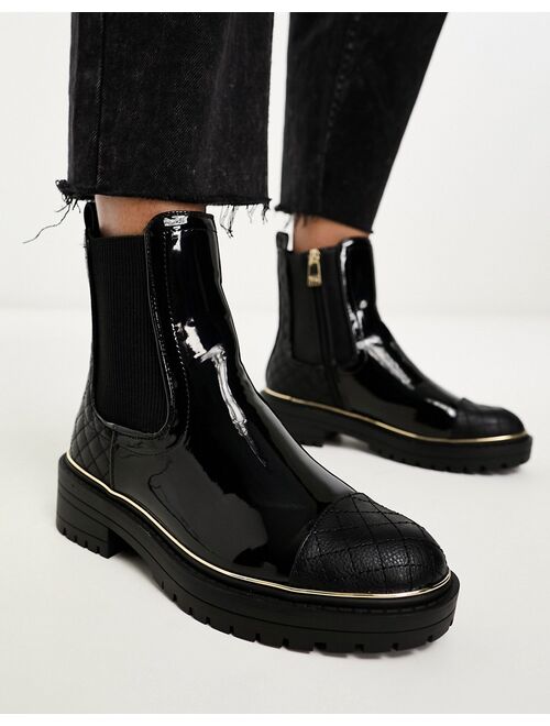 River Island Chelsea Boot in Black