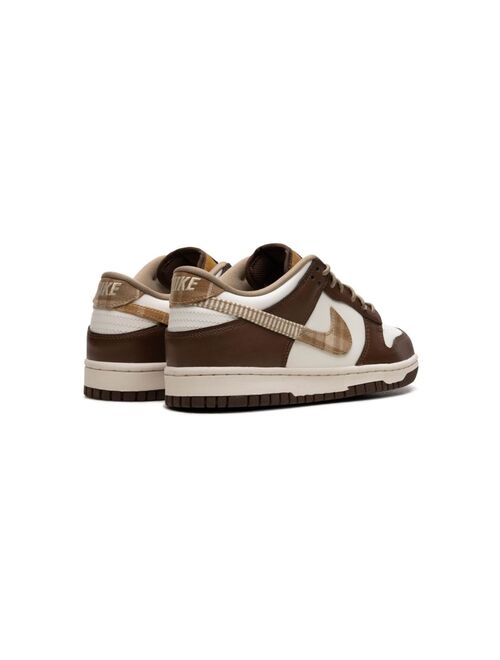 Nike Kids Dunk Low "Brown Plaid" sneakers