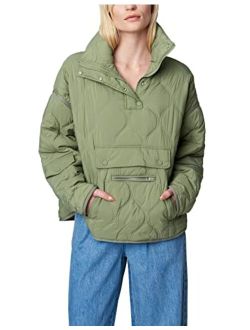 [BLANKNYC] womens Front Hoodie Pockets - High Collar - Long Sleeves