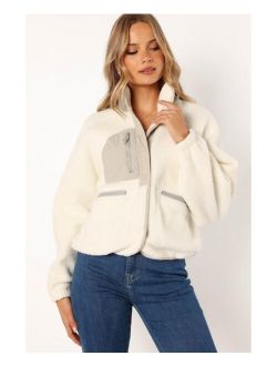 PETAL AND PUP Josephine Zip Front Jacket