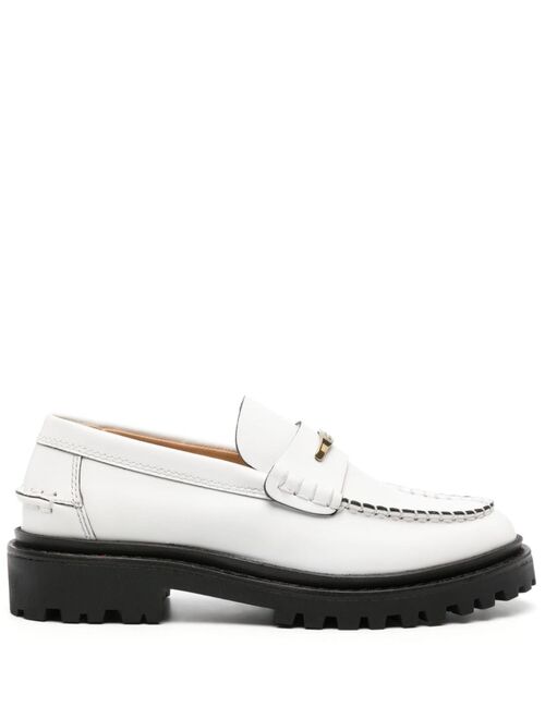 ISABEL MARANT Frezza leather loafers