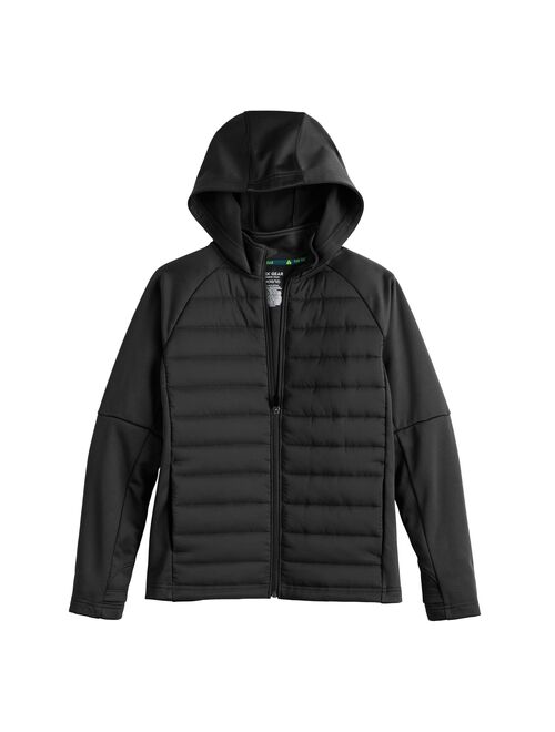 Boys 8-20 Tek Gear Mixed Media Full-Zip Jacket in Regular & Husky