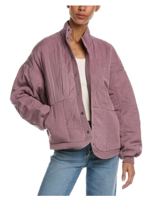 [BLANKNYC] Womens Luxury Clothing Tencel Drop Shoulder Quilted Jacket