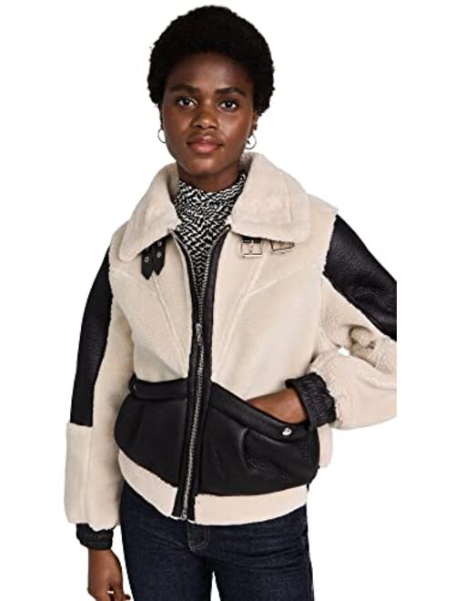 [BLANKNYC] Womens Bonded Moto Jacket