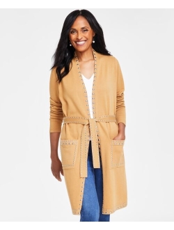 Women's Studded Cardigan, Created for Macy's