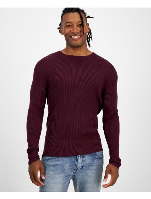 INC International Concepts I.N.C. International Concepts Men's Ribbed-Knit Sweater, Created for Macy's