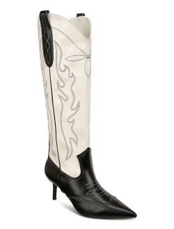 Women's Hayleigh Mid-Heel Cowboy Boots, Created for Macys