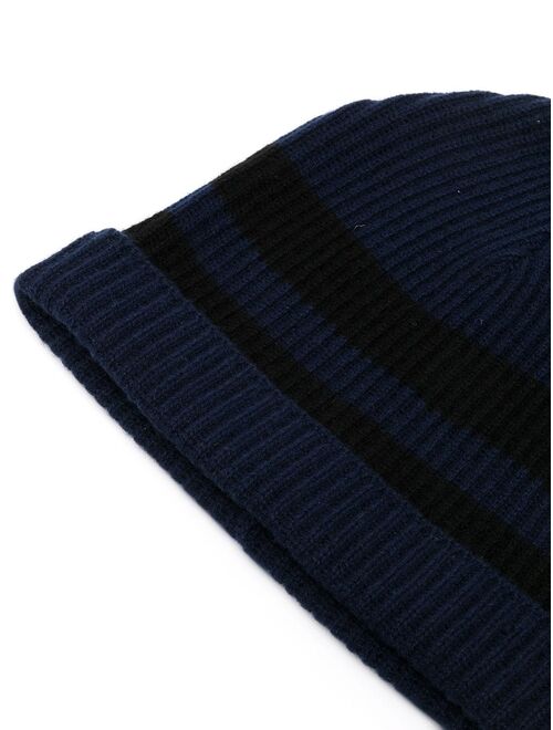 Cashmere In Love Bia cashmere striped beanie