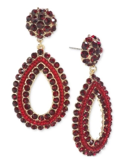 Gold-Tone Crystal Drop Earrings, Created for Macy's