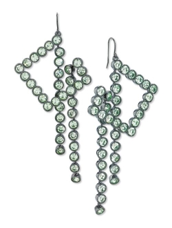 I.N.C International Concepts Crystal Linear Drop Earrings, Created for Macy's