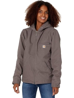 OJ141 Sherpa Lined Hooded Jacket