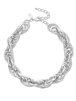 Twisted Chain Frontal Necklace, 17"   3" extender, Created for Macy's