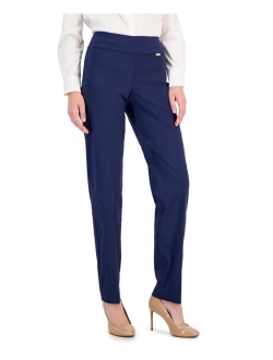 Women's Tummy-Control Pull-On Straight-Leg Pants, Created for Macy's