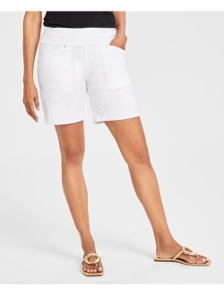 Women's Mid-Rise Pull-On Shorts, Created for Macy's