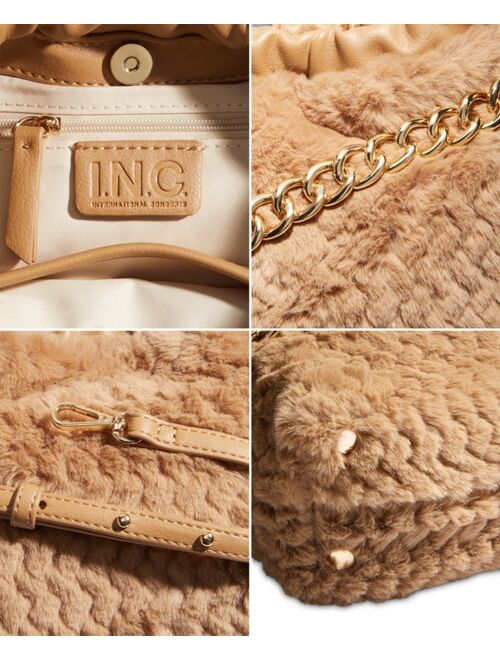 INC International Concepts I.N.C. INTERNATIONAL CONCEPTS Rennata Faux Fur Clutch Crossbody, Created for Macy's