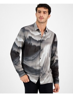 Men's Swirl Graphic Shirt, Created for Macy's