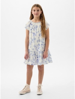 Gap Kids Floral Tiered Dress