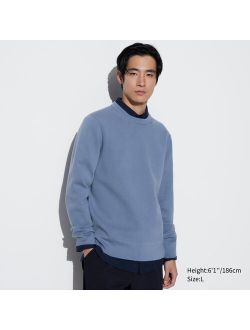 Washable Milano Ribbed Crew Neck Long-Sleeve Sweater