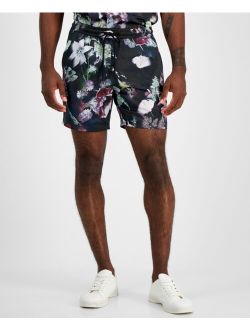 Men's Regular-Fit 7" Satin Shorts, Created for Macy's