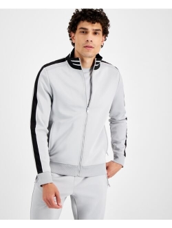 Men's Neoprene Track Jogger Jacket, Created for Macy's