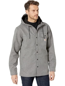 Rain Defender Relaxed Fit Heavyweight Hooded Shirt Jacket