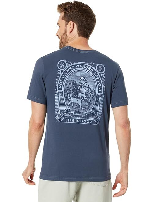 Life is Good Hiking Wanderers Short Sleeve Crusher Tee