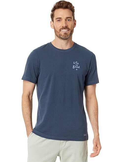 Life is Good Hiking Wanderers Short Sleeve Crusher Tee