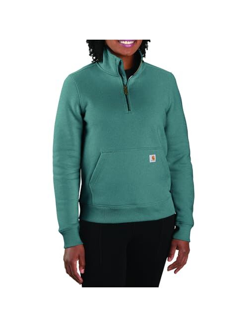 Carhartt Women's Relaxed Fit Midweight Half-Zip Sweatshirt