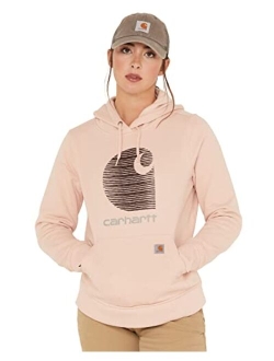 Women's Rain Defender Relaxed Fit Midweight C Logo Graphic Sweatshirt