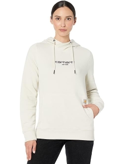 Women's Force Relaxed Fit Lightweight Graphic Hooded Sweatshirt