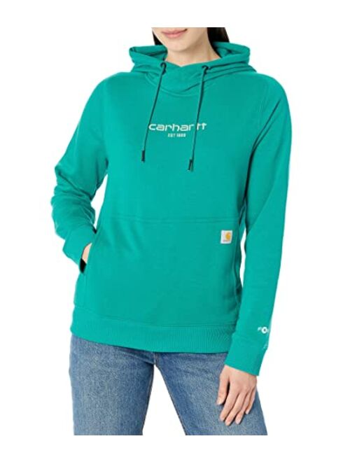 Carhartt Women's Force Relaxed Fit Lightweight Graphic Hooded Sweatshirt