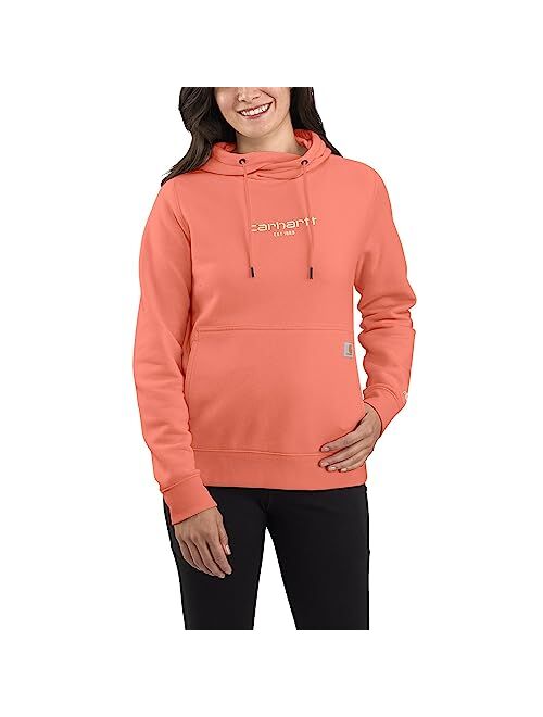 Carhartt Women's Force Relaxed Fit Lightweight Graphic Hooded Sweatshirt