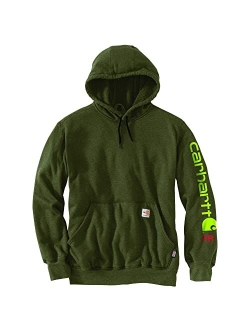 Men's Flame-Resistant Force Loose Fit Midweight Logo Sleeve Graphicsweatshirt