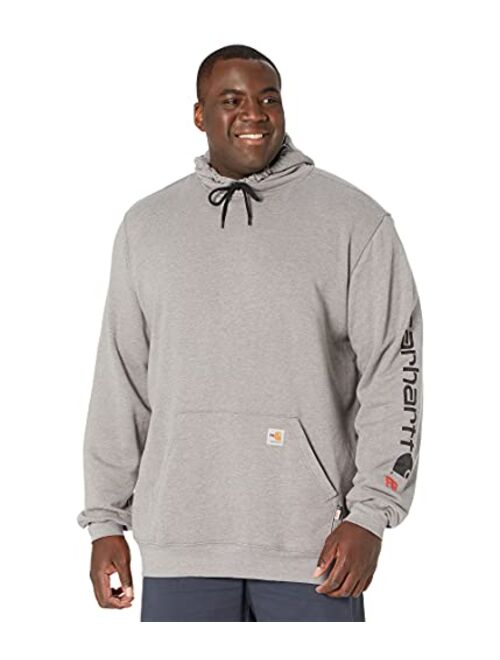 Carhartt Men's Flame-Resistant Force Loose Fit Midweight Logo Sleeve Graphicsweatshirt