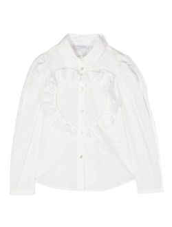 ruffled-detailing long-sleeve shirt